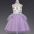 LDM Quality Wedding Tulle Floor Length Ball Gown Girls Dresses