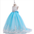 LDM Quality Wedding Tulle Floor Length Ball Gown Girls Dresses