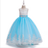 LDM Quality Wedding Tulle Floor Length Ball Gown Girls Dresses