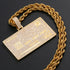 FloatingLife Hip Hop Inlaid Stone Copper Cuba Chain