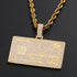 FloatingLife Hip Hop Inlaid Stone Copper Cuba Chain