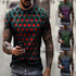 LDM Men's T shirt 3D Print Graphic Optical Illusion Plus Size Short Sleeve Casual Tops Polyester Fashion Streetwear Exaggerated Cool Round Neck